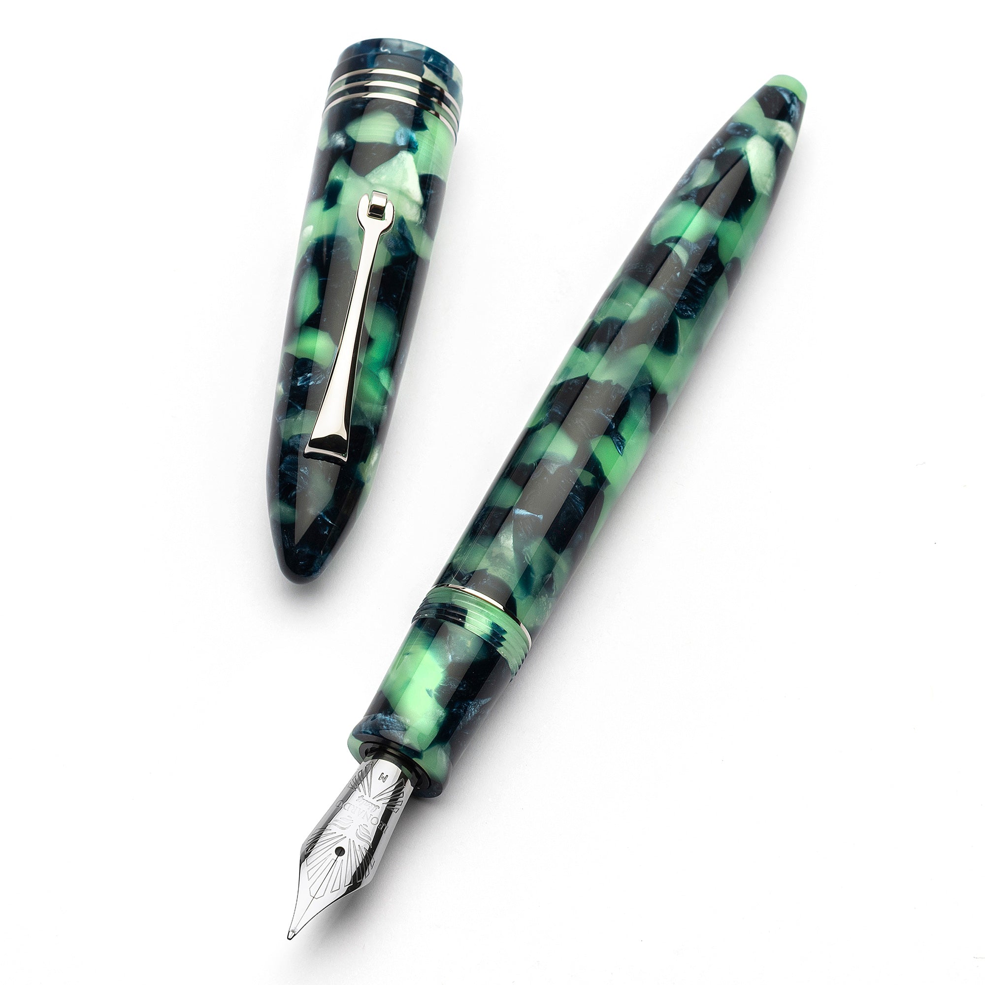 Leonardo Furore Fountain Pen - Fiordo di Furore ST - Galen Leather
