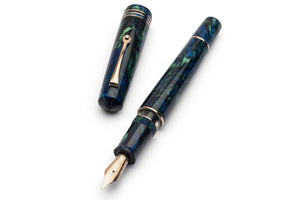 Leonardo - MZG 2.0 Fountain Pen - Fiordaliso - Rose Gold
