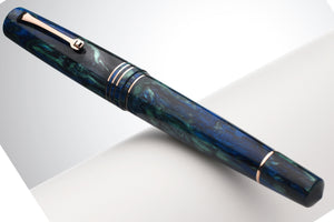 Leonardo - MZG 2.0 Fountain Pen - Fiordaliso - Rose Gold