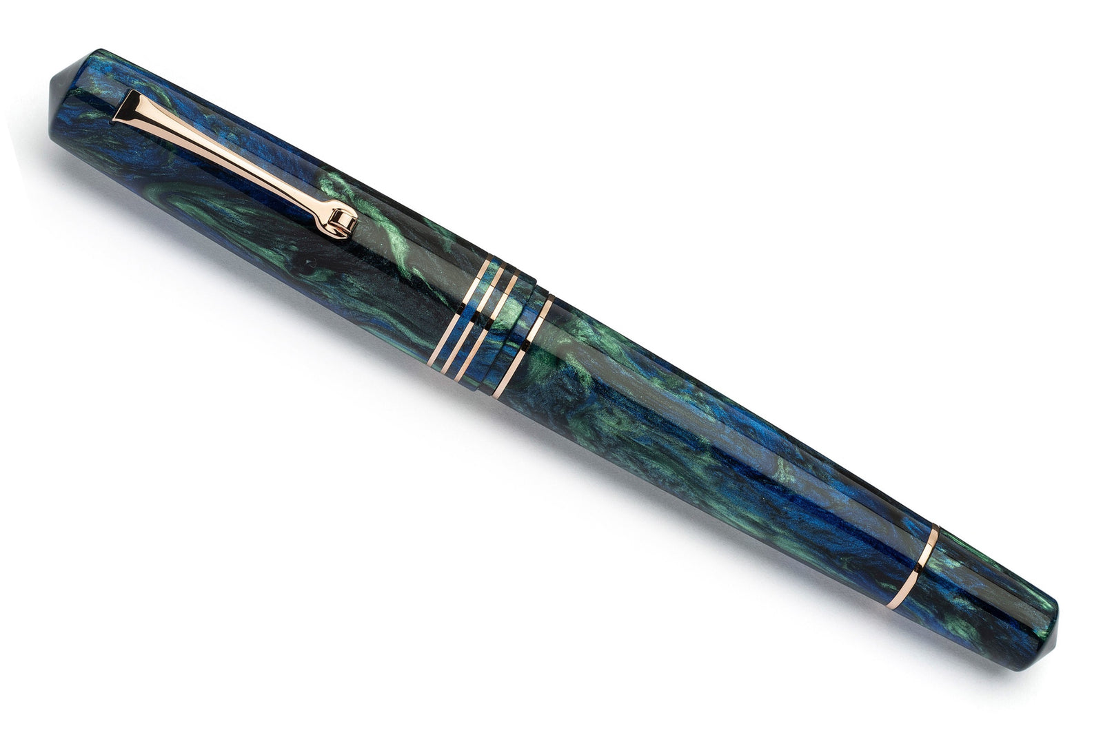 Leonardo - MZG 2.0 Fountain Pen - Fiordaliso - Rose Gold