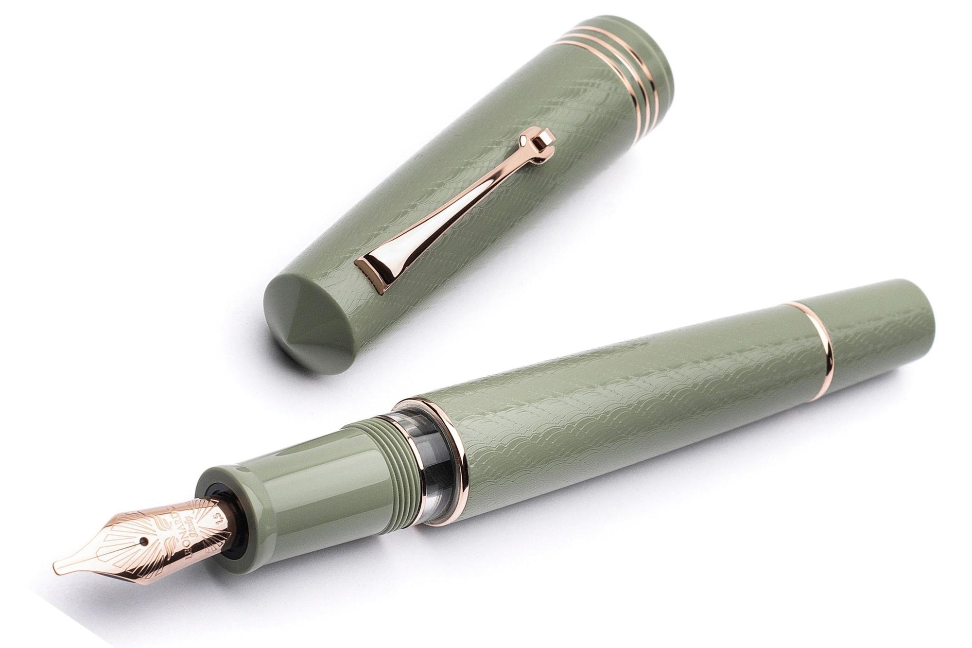 Leonardo - MZG 2.0 Fountain Pen - The Art of Guilloché VERDIGRIS