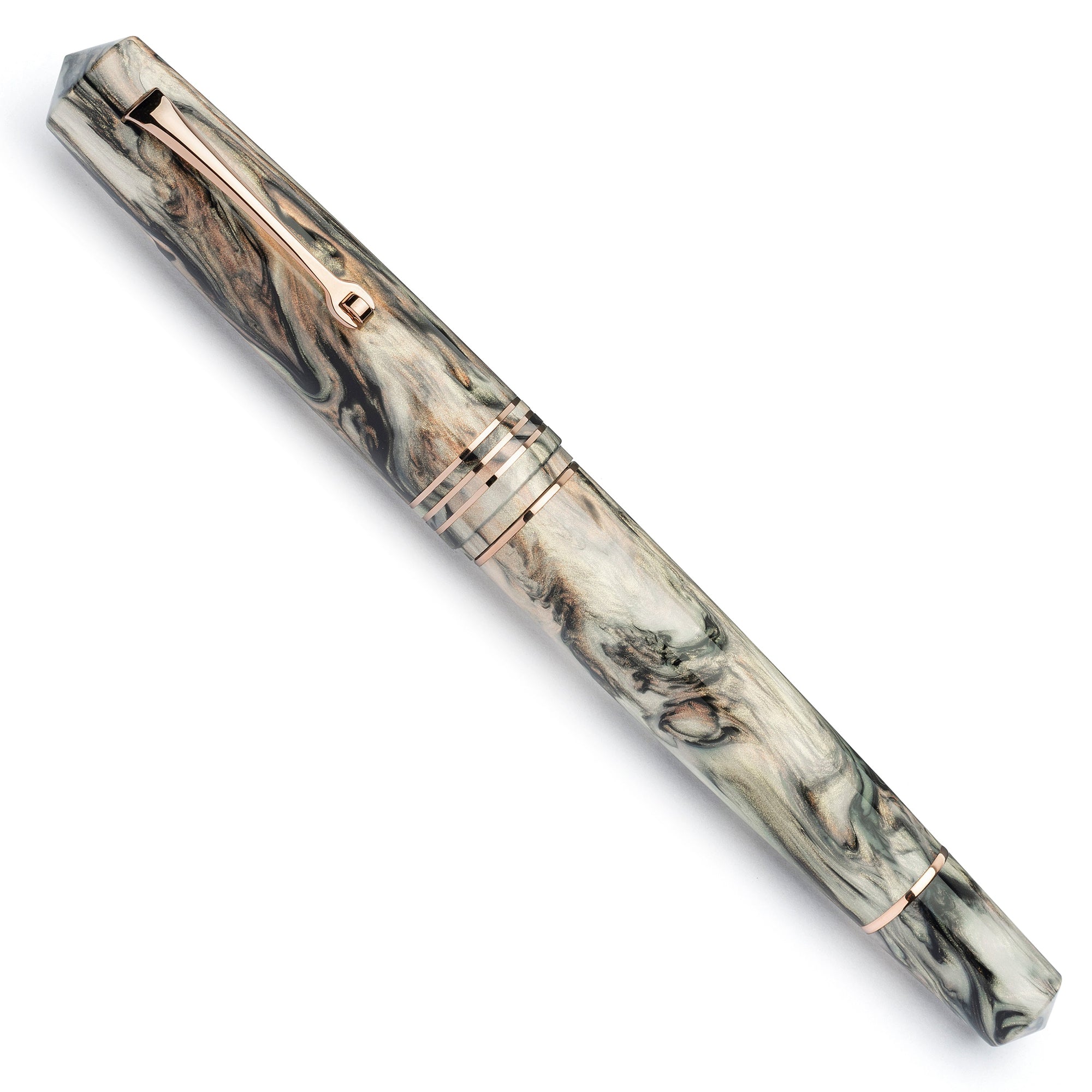 Leonardo Momento Zero Grande 2.0 Fountain Pen – Golden Abalone – RGT #6