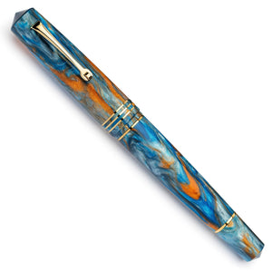 Leonardo Momento Zero Grande 2.0 Fountain Pen – Ocean Sunrise – GT #6