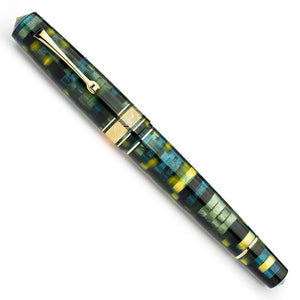 Leonardo Momento Zero Grande Fountain Pen – Mosaico Baobab – GT #6