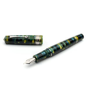 Leonardo Momento Zero Grande Fountain Pen – Mosaico Baobab – GT #6