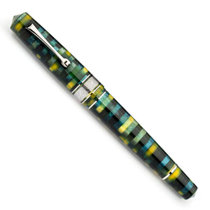 Leonardo Momento Zero Grande Fountain Pen – Mosaico Baobab – GT #6