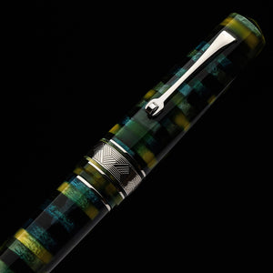 Leonardo Momento Zero Grande Fountain Pen – Mosaico Baobab – GT #6