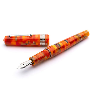 Leonardo Momento Zero Grande Fountain Pen – Mosaico Mango – GT #6