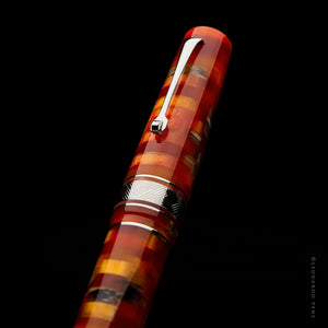 Leonardo Momento Zero Grande Fountain Pen – Mosaico Mango – GT #6