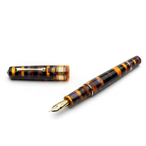 Leonardo Momento Zero Grande Fountain Pen – Mosaico Sea Anemone – GT #6