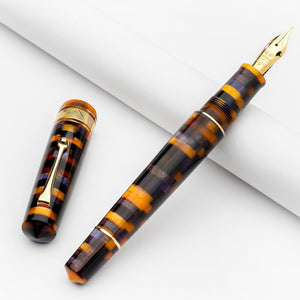Leonardo Momento Zero Grande Fountain Pen – Mosaico Sea Anemone – GT #6
