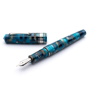 Leonardo Momento Zero Grande Fountain Pen – Mosaico Sea Anemone – GT #6