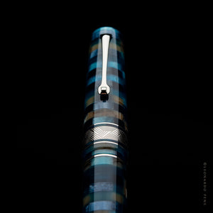 Leonardo Momento Zero Grande Fountain Pen – Mosaico Sea Anemone – GT #6