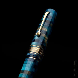 Leonardo Momento Zero Grande Fountain Pen – Mosaico Sea Anemone – GT #6