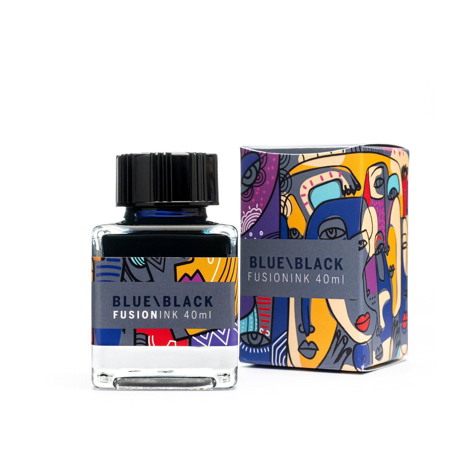 Leonardo Officina Ink - Blue/black - 40ml