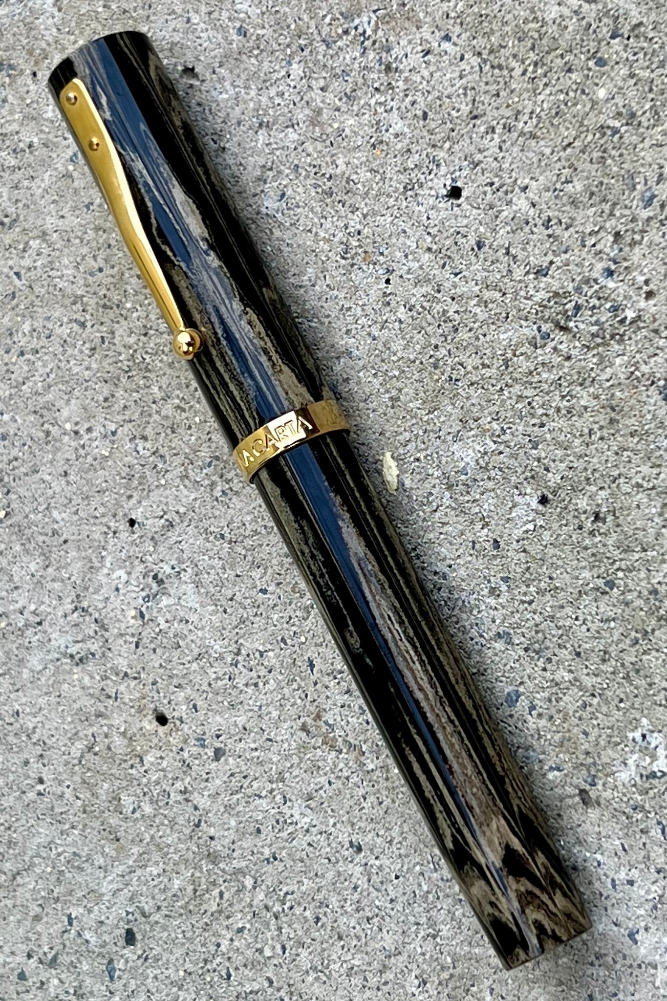 Stylo Plume En Argent Massif 925/1000, Allemagne, énorme Et Prestigieux, Avec écrin - Occasion