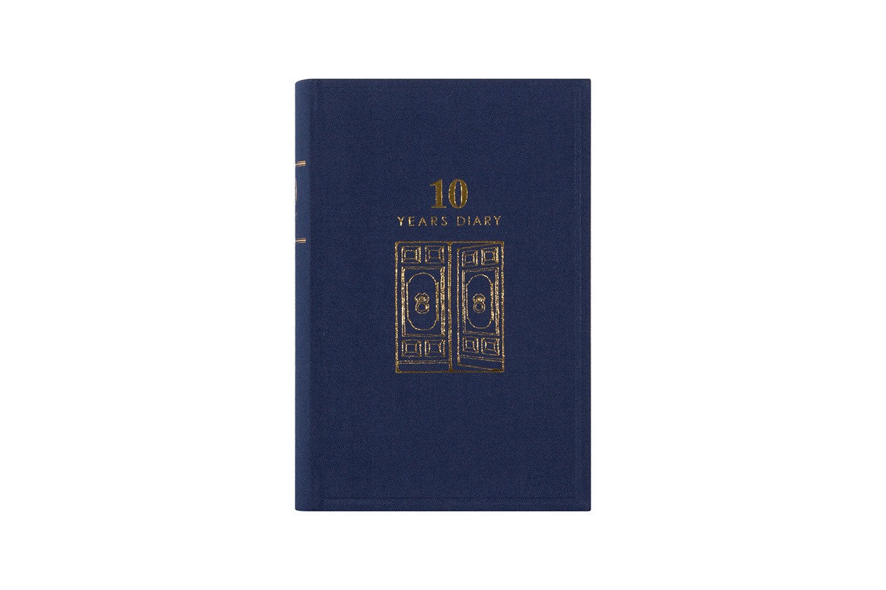 Midori 10 Year Diary Blue - Galen Leather