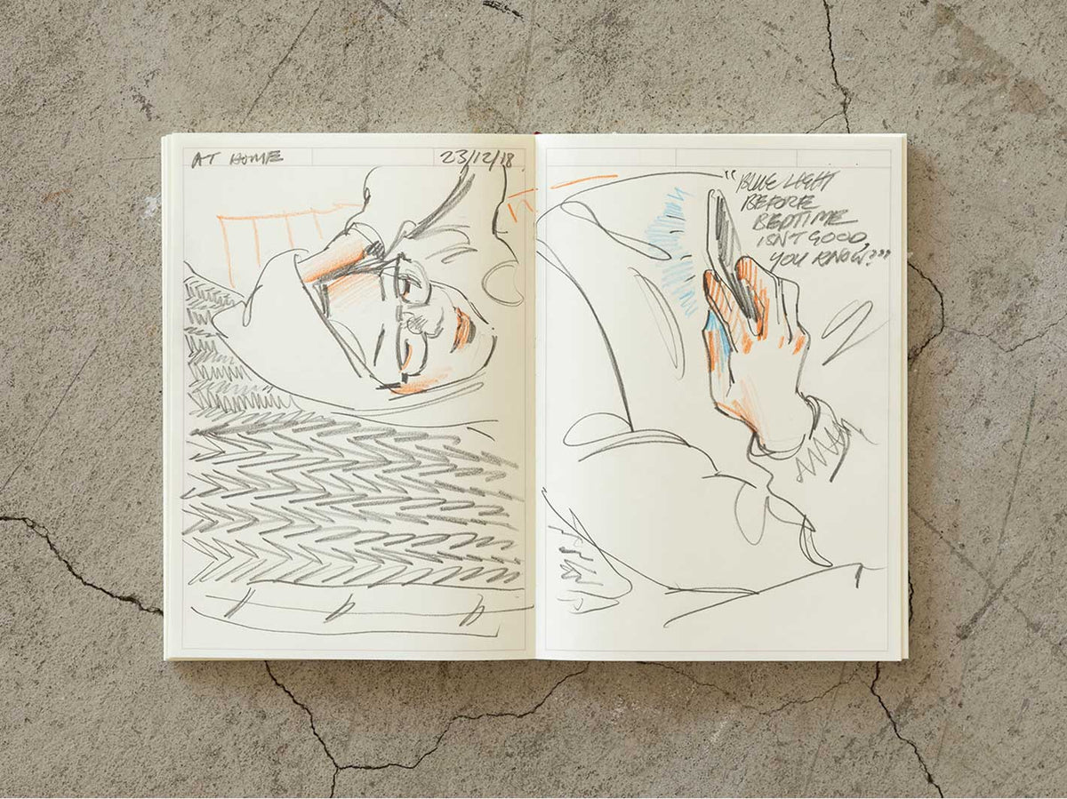 Midori MD Notebook Journal A5 Frame - 192 Pages - Galen Leather