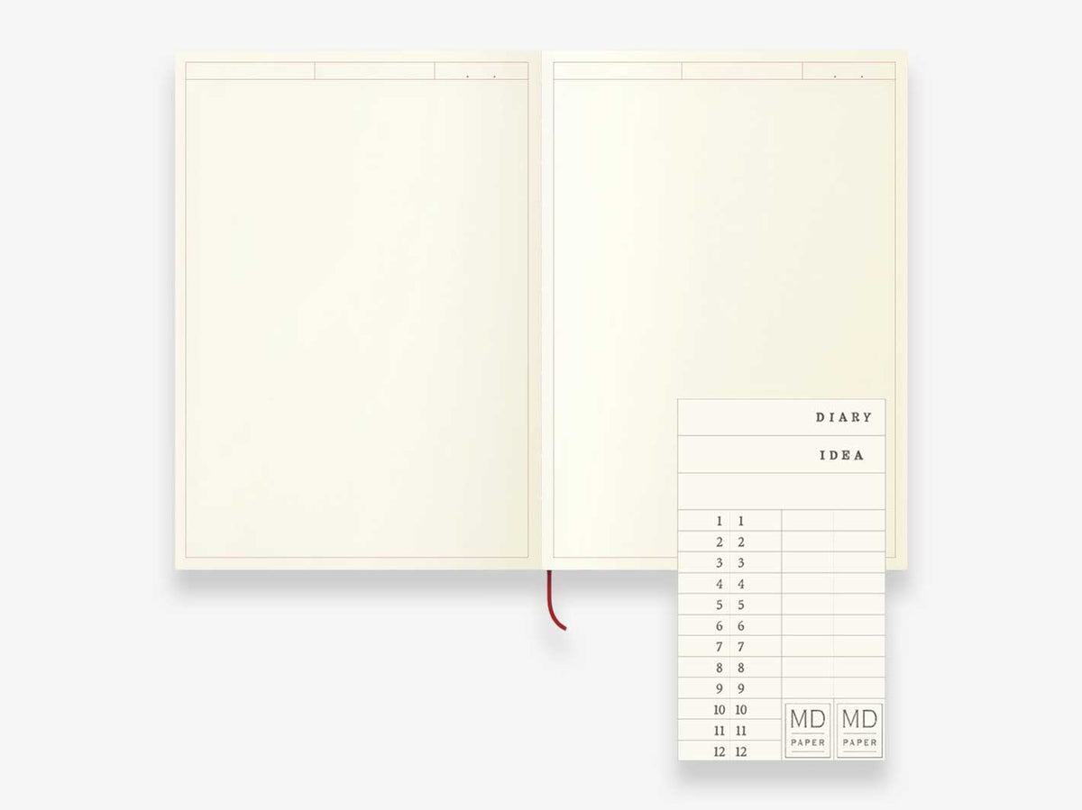 Midori MD Notebook Journal A5 Frame - 192 Pages - Galen Leather