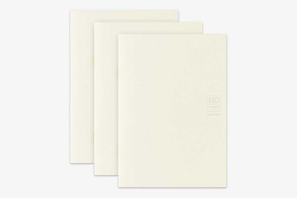 Midori MD Notebook Light A6 Grid 3-pack - Galen Leather