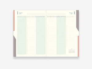 2027 Double Schedule B6 To Do - Green