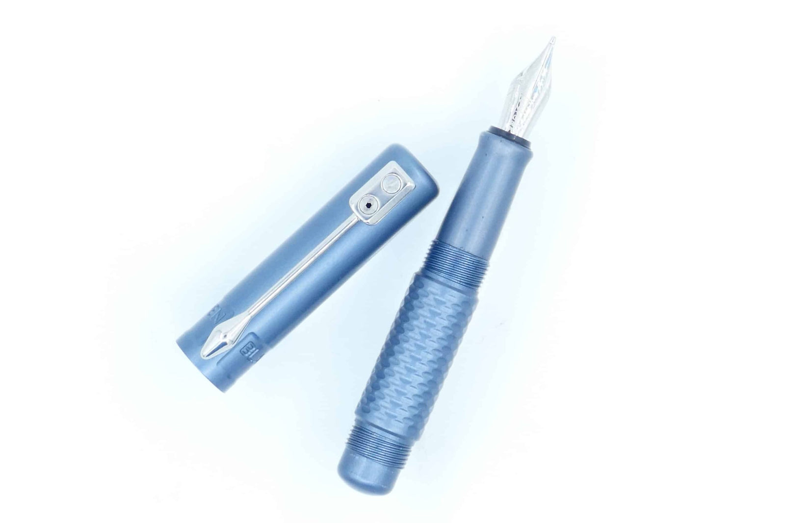 Black Forest Pens MultiMill Minimo Fountain Pen - Grey Anodised Aluminium