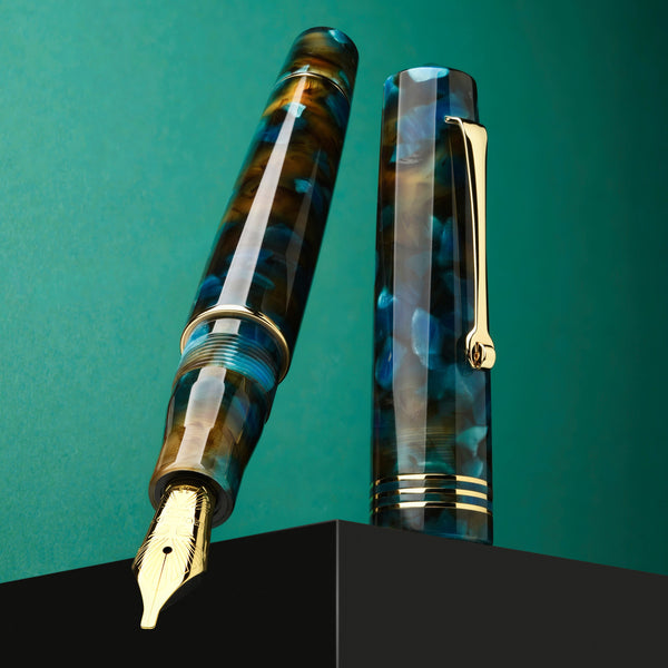 Leonardo Momento Zero Fountain Pen - Pausilya GT - Galen Leather