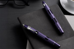 Nahvalur Eclipse Hepatizon Silver Fountain Pen