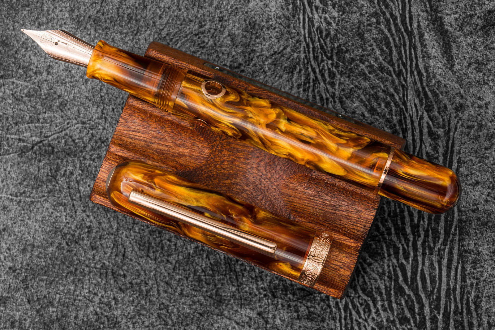 Nahvalur & Galen Exclusive Fountain Pen Nature - Sunset Ember