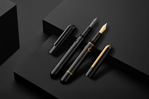 Nahvalur Nautilus Cephalopod Black Ebonite Fountain Pen