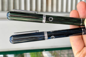 Nahvalur (Narwhal) Nautilus Fountain Pen - Chelonia Green