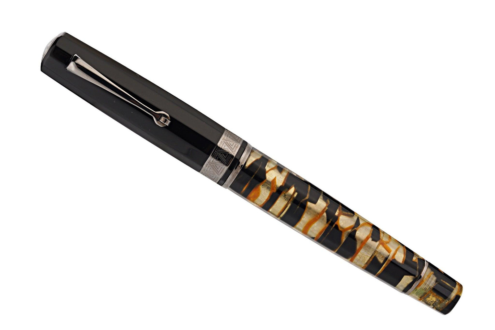 OMAS Paragon Fountain Pen in Black Lucen with Black Trim