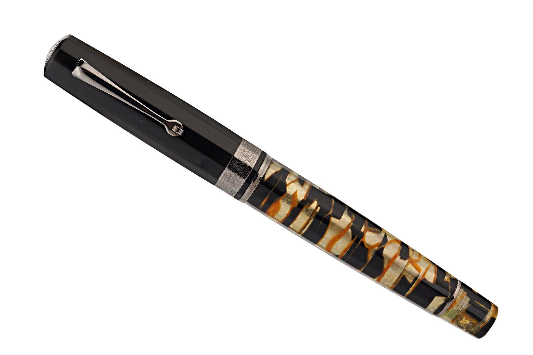 OMAS Paragon Fountain Pen in Black Lucen with Black Trim