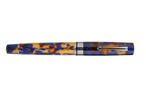 OMAS Paragon Fountain Pen in Blue Lucen with Silver Trim