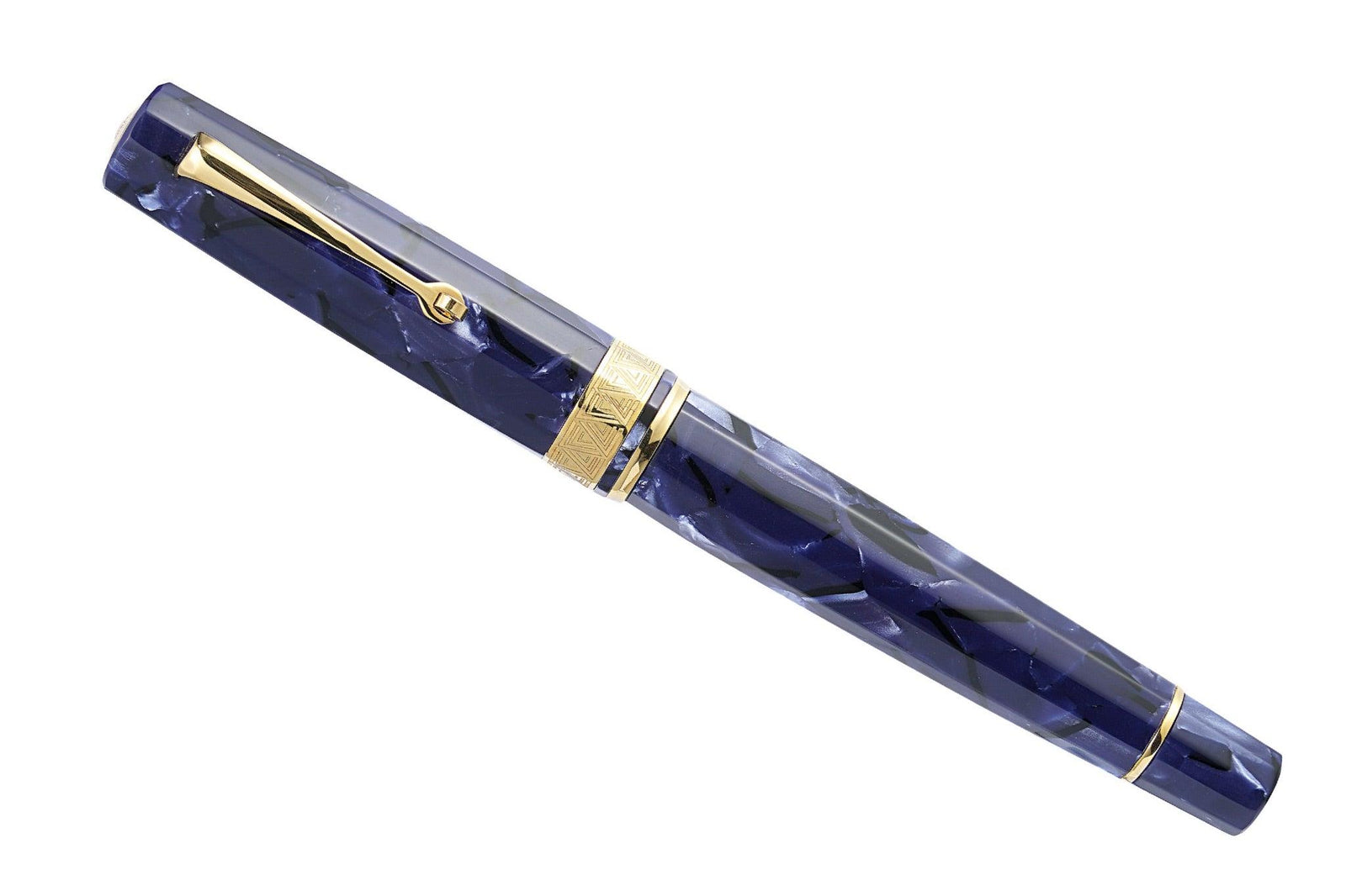 OMAS Paragon Fountain Pen in Blue Royale with Gold Trim