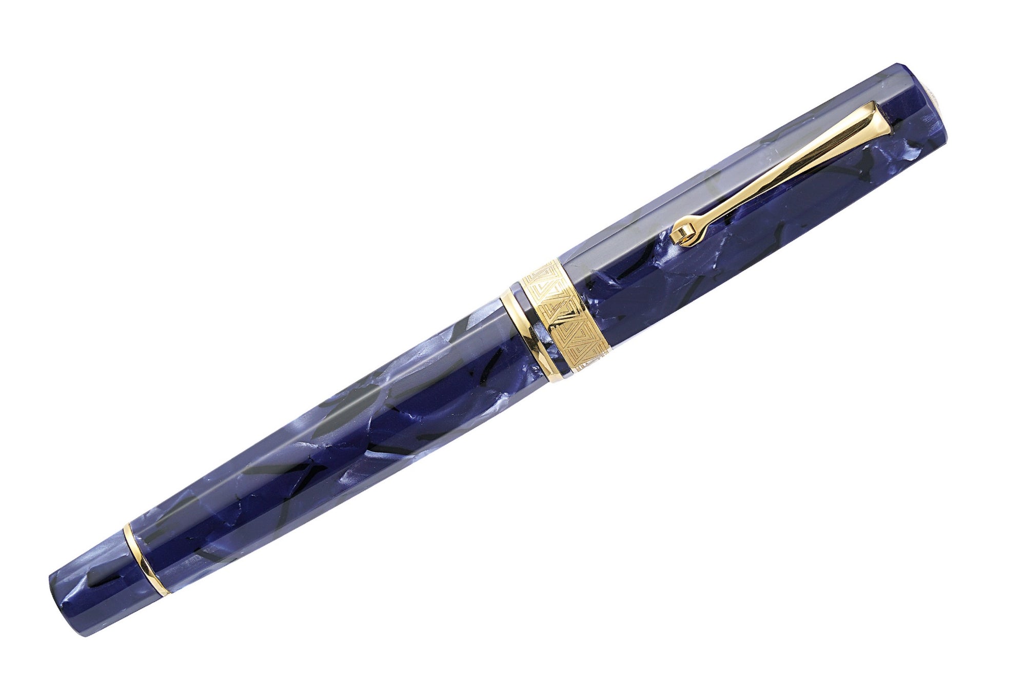OMAS Paragon Fountain Pen in Blue Royale with Gold Trim