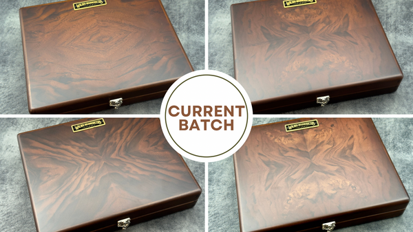 The Writing Box Burl Wood Special Edition - Galen Leather
