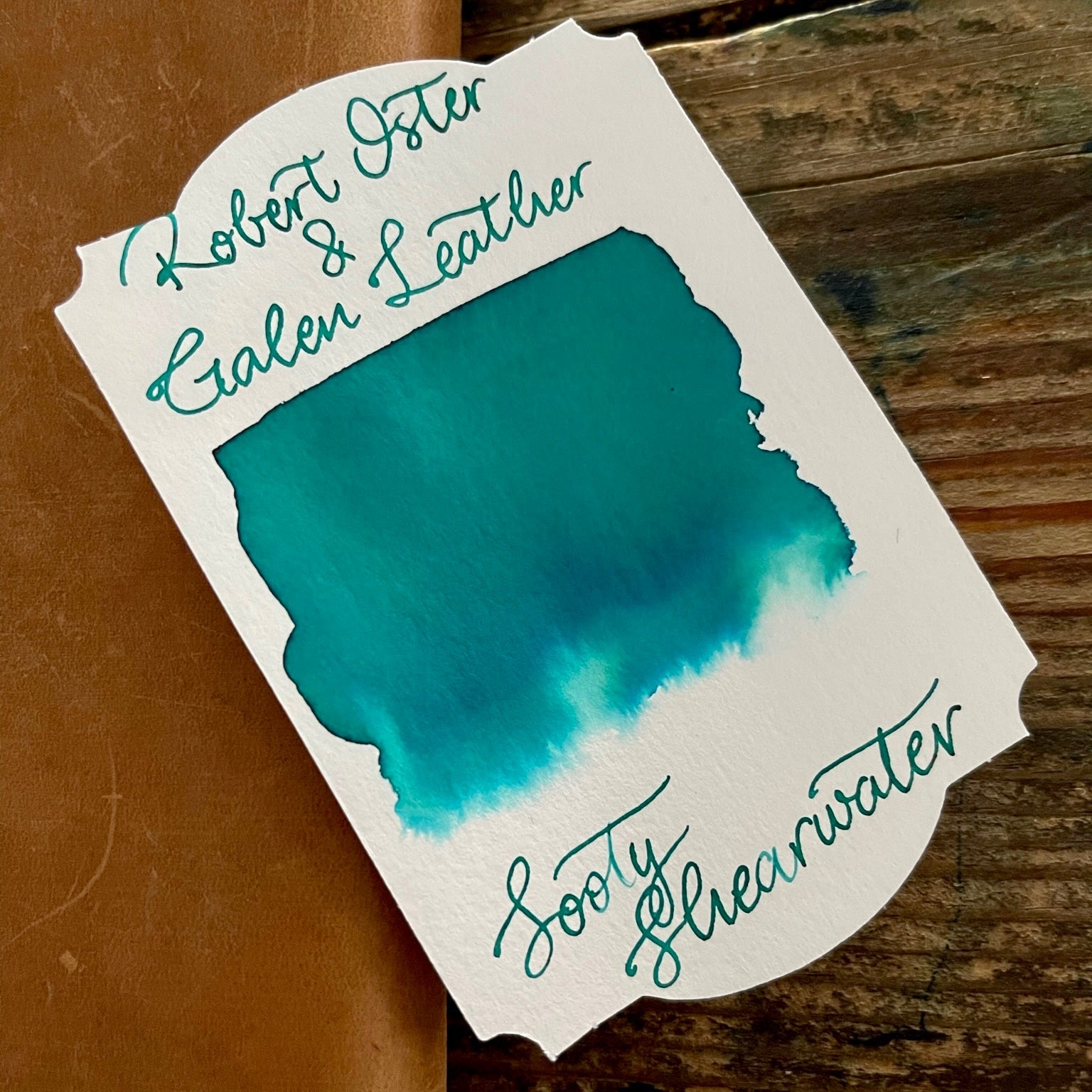 Robert Oster - Sooty Shearwater Fountain Pen Ink - A Special Color for Zeynep