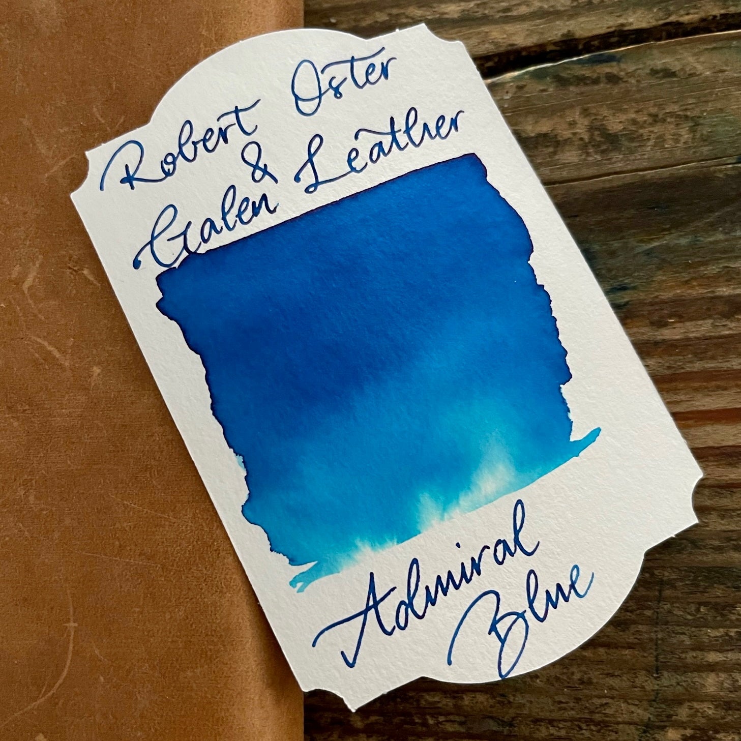 Robert Oster x Galen Admiral Blue Ink