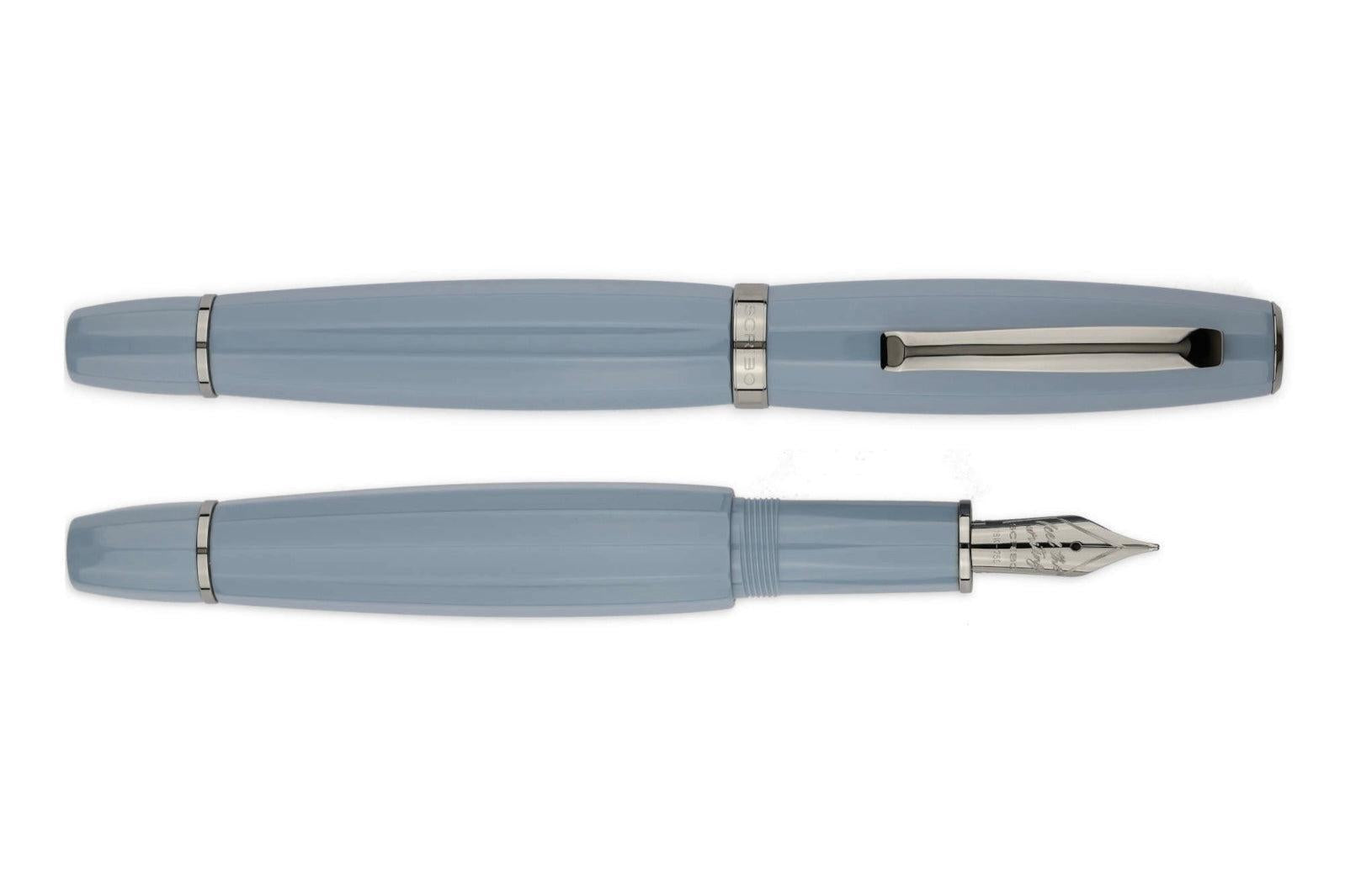 SCRIBO FEEL Fountain Pen - Grey Blue RT (LE)