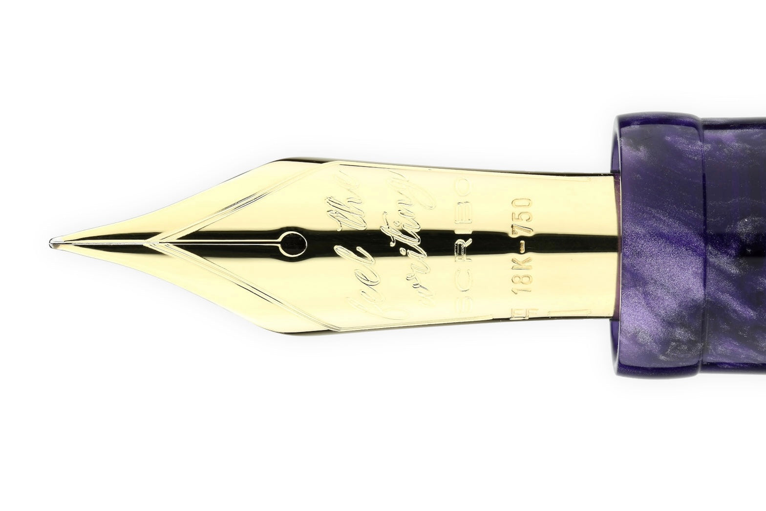 SCRIBO PIUMA Fountain Pen - Ametista (LE) - Galen Leather