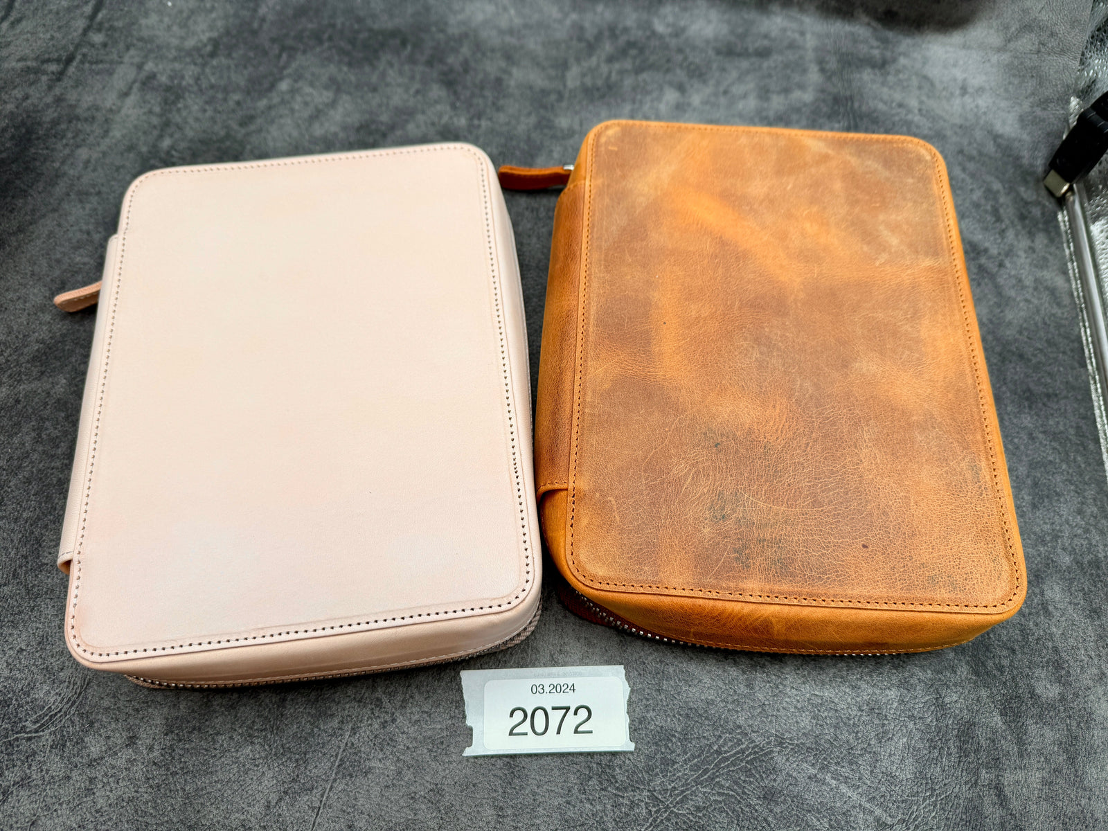 SECONDS Expansi-Folio Leather Wide A5 Zip Folio - Multiple Colors - 2072