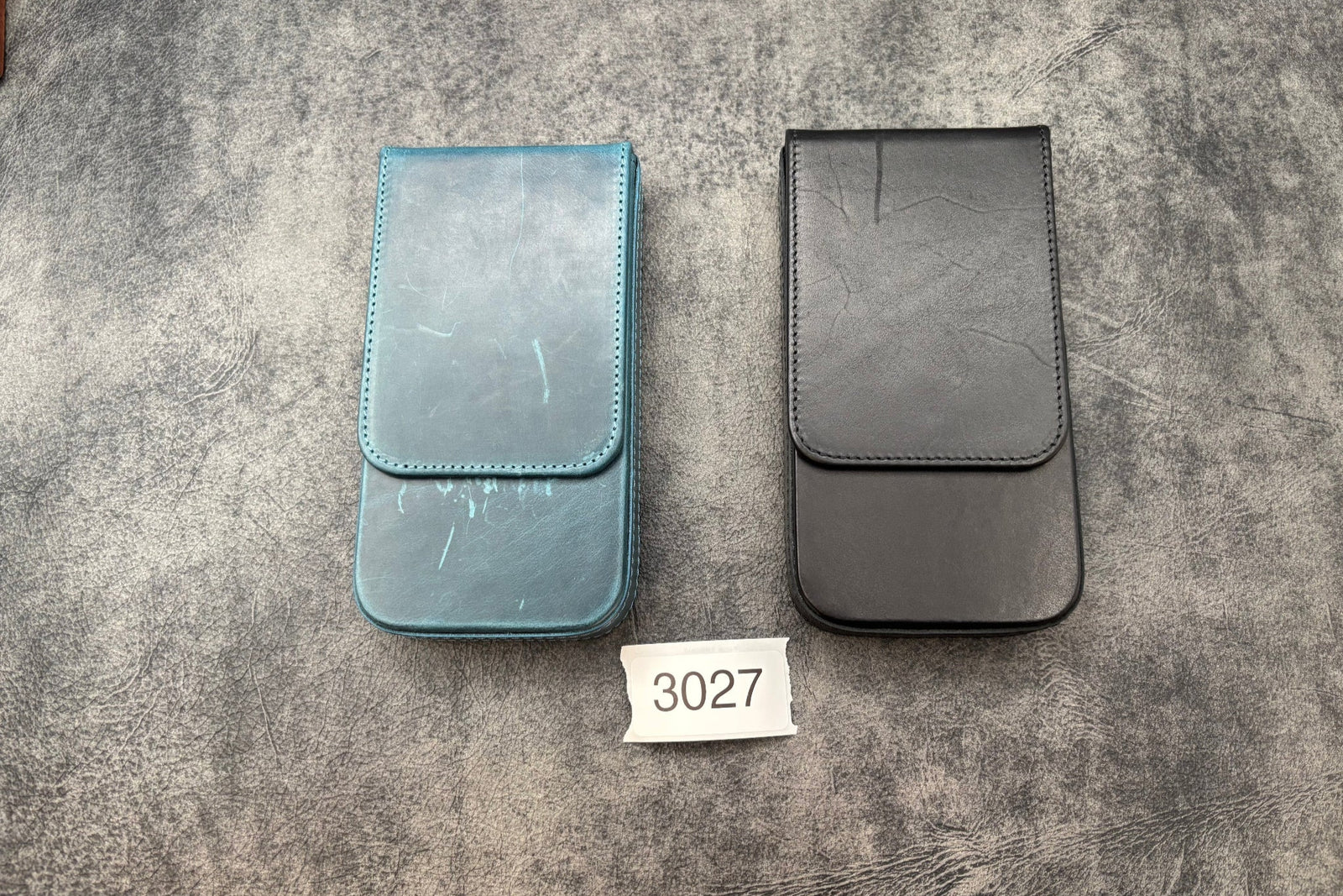 SECONDS LEATHER MAGNUM OPUS 3 SLOTS HARD PEN CASE WITH REMOVABLE PEN TRAY - Multiple Colors - 3027