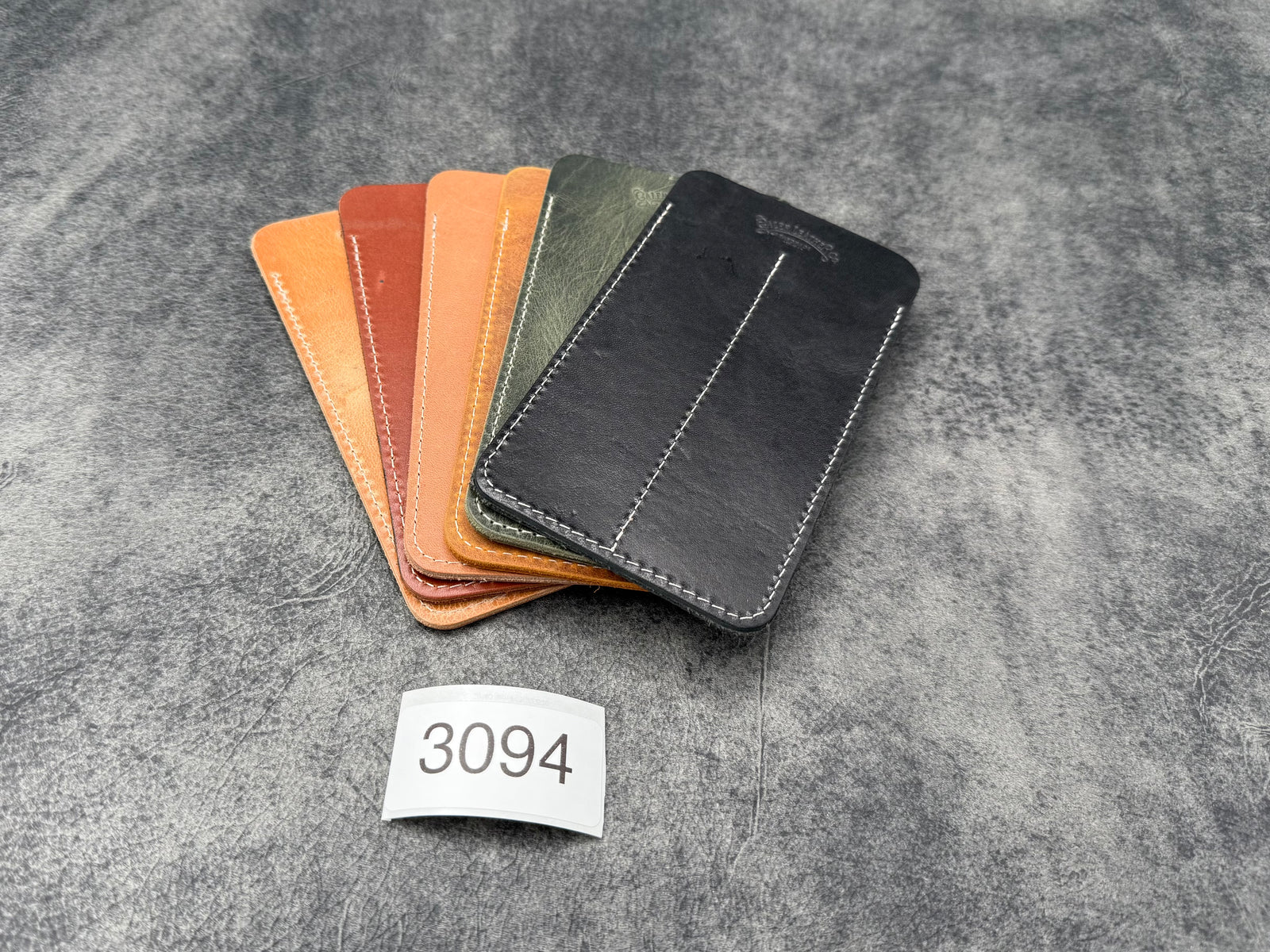 SECONDS - Leather Double Fountain Pen Sleeve / Pen Pouch - 3094