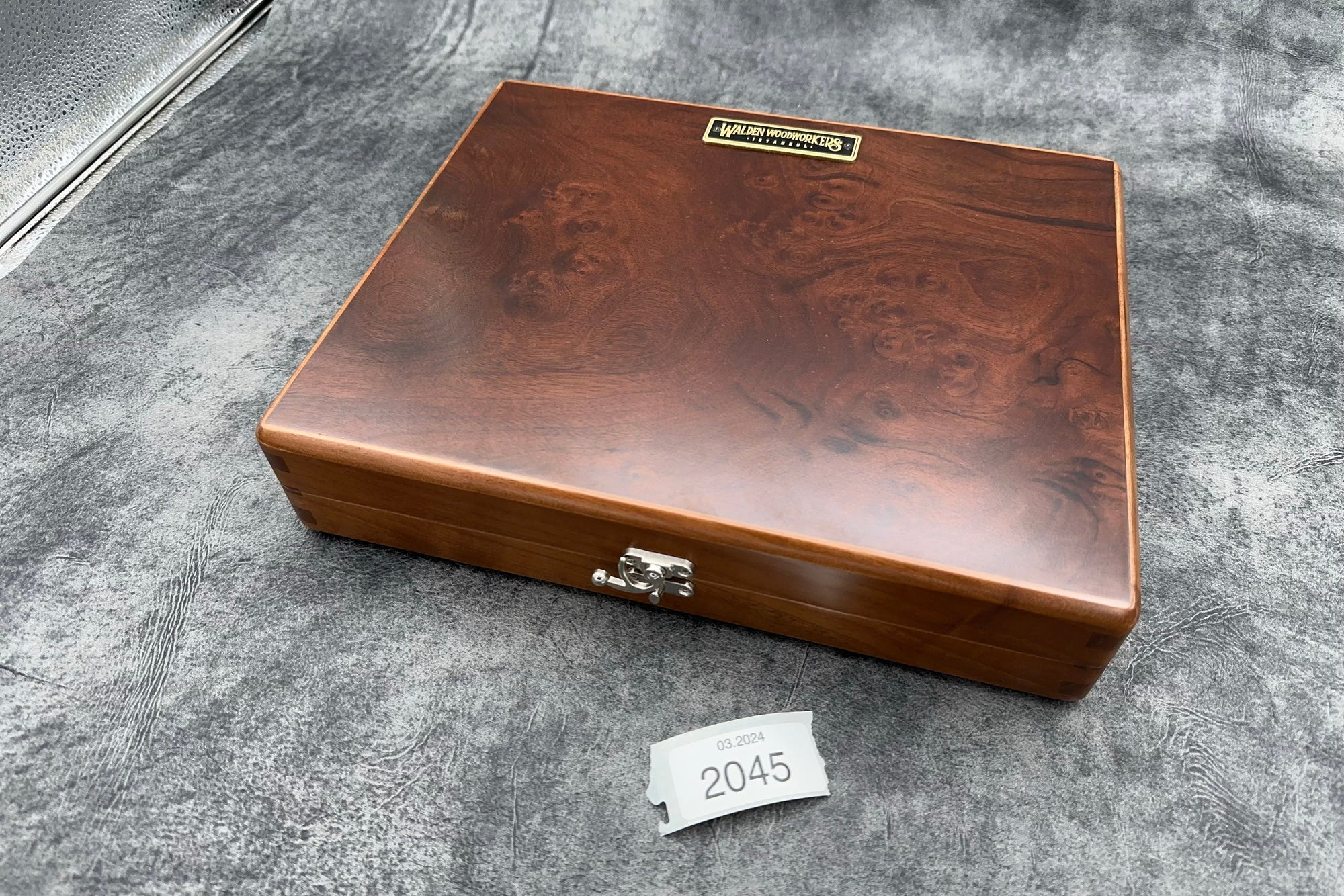 SECONDS The Writing Box - Burl Walnut Special Edition - 2045-