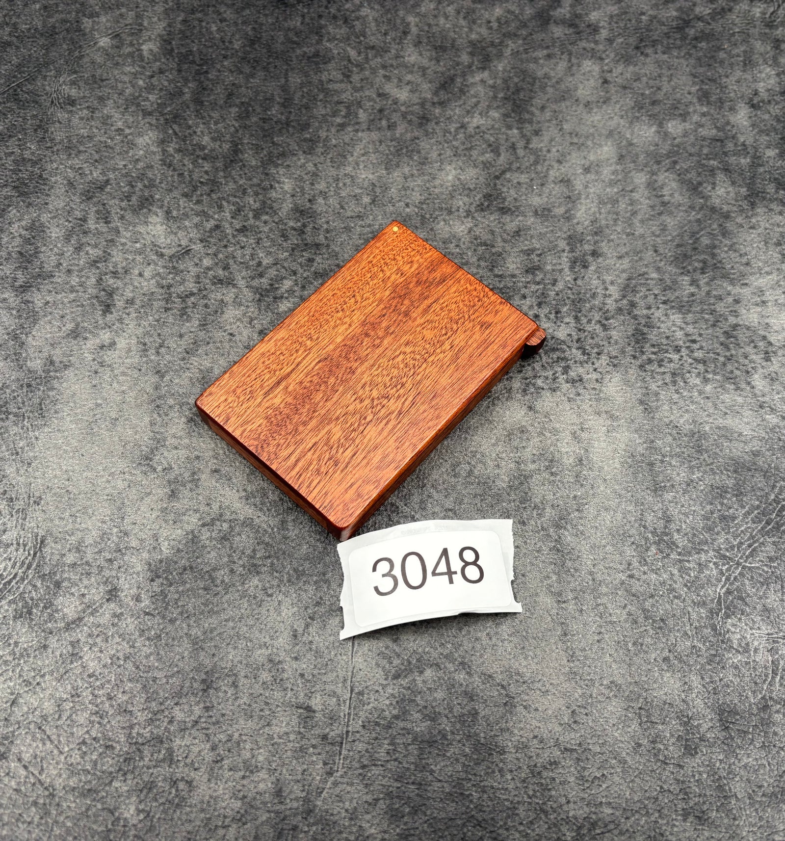 SECONDS Wooden Business Card Holder - Mahogany - 3048