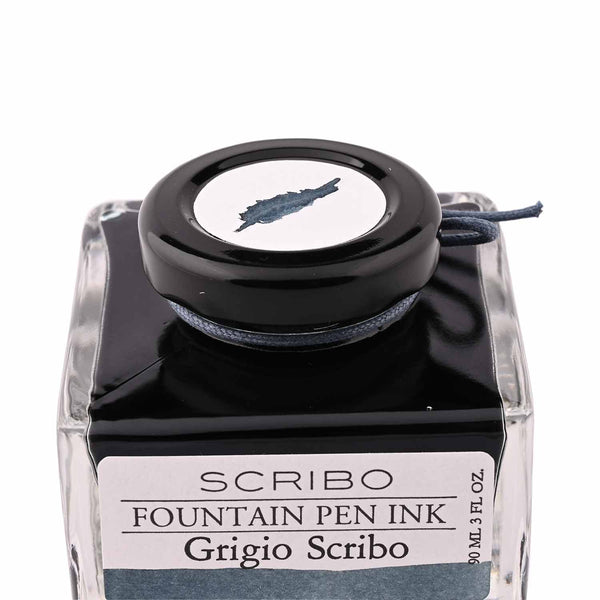 Scribo Grigio Scribo Ink Bottle, Grey - 90ml - Galen Leather