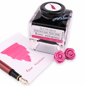 Scribo Rosso Melograno Ink Bottle, Red - 90ml