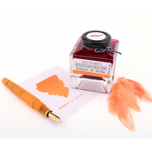 Scribo Arancio Di Sicilia Ink Bottle, Orange - 90ml