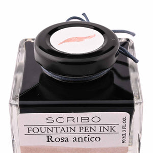 Scribo Rosa Antico Ink Bottle, Pink - 90ml